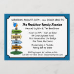 Convite à Reunião da Família Funny Bluebird<br><div class="desc">Veja mais convites para a reunião de família favoritos abaixo.</div>