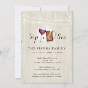 Convite à Reunião Familiar Engraçado