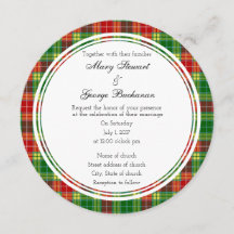 Convite à Ronda de Casamentos da Escócia Buchanan