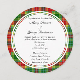Convite à Ronda de Casamentos da Escócia Buchanan