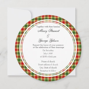 Convite à Ronda de Casamentos da Escócia Gibson