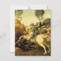 A Rua de Raphael. George e o Dragão (cerca de 1505