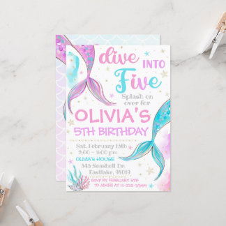 Convite À Sereia Convite À Apresentação De Anivers