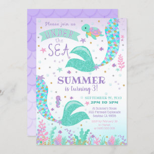 Convite À Sereia, Menina Sob Convite Marítimo