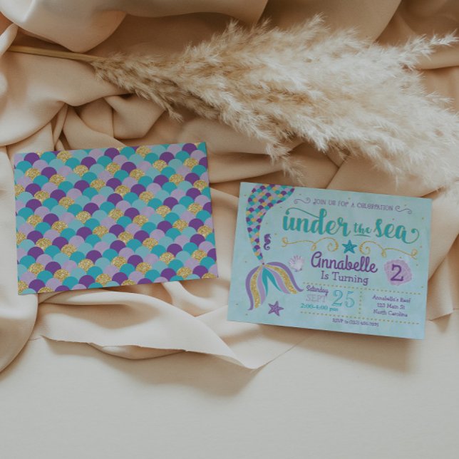 Convite À Sereia Sob O Convite Para O Mar (Criador carregado)