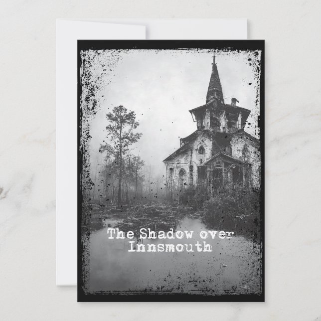 Convite A sombra sobre a nave afável Cthulhu Mythos (Frente)