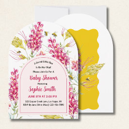 Convite A Sweet Little Bee Is On Her Way Arch