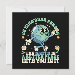 Convite A Terra É Um Lugar Melhor Com Você Nele