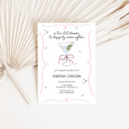 Convite A Tini Bit Closer Bridal Shower Invitation