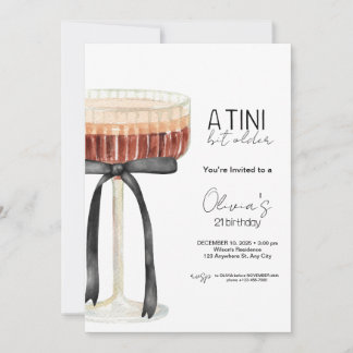 Convite A Tini Bit Older Birthday Invitation