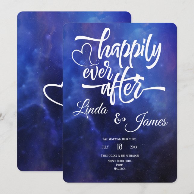 Convite à Tipografia Nebula Azul (Frente/Verso)