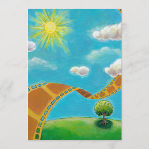 Convite A tira original do filme da arte do divertimento