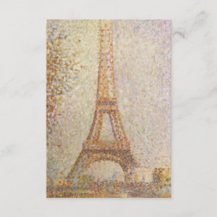 Convite A Torre Eiffel de Georges Seurat