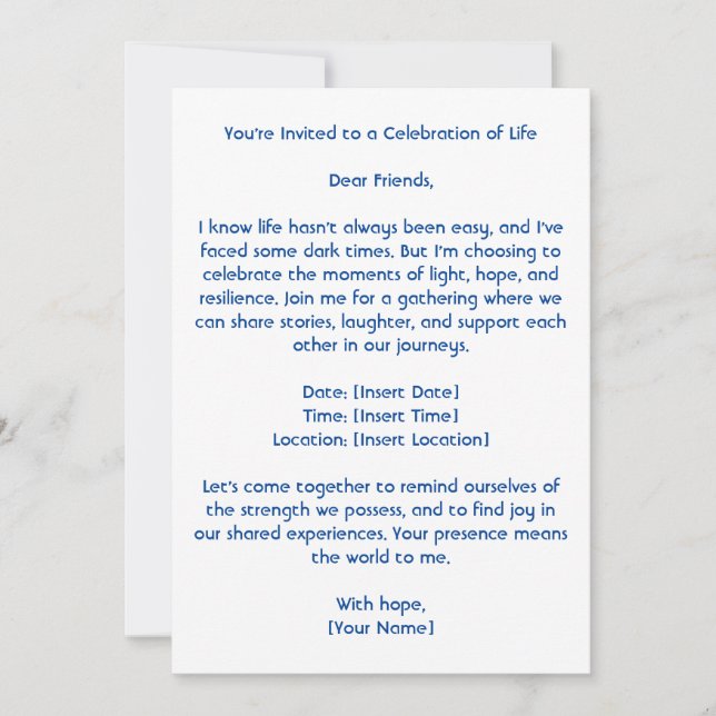 convite a toxicodependentes (Frente)