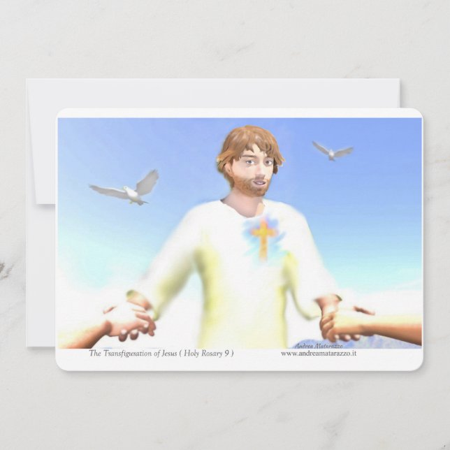 Convite A Transfiguração de Jesus (Frente)