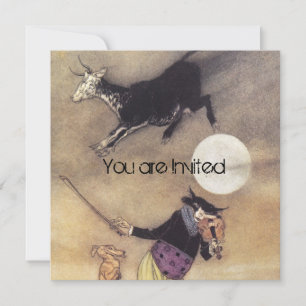 Convite A vaca saltou sobre a lua