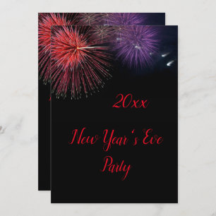 Convite à Véspera de Ano Novo do Fireworks