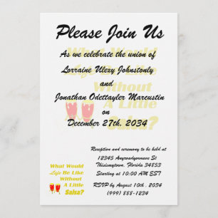 Convite a vida deve ser como sem salsa amarelada com gás 