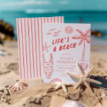 Convite A vida é um aniversário de 30 de Verão das garotas<br><div class="desc">A vida é uma praia, não é? Celebre o seu grande dia com o nosso convite de aniversário sobre o tema da praia feito pela mão branca. Esta design moderna e moderna é tudo tropical, divertida, pré e fofa! Edite as cores para se adequar ao seu tema e coisas favoritas....</div>