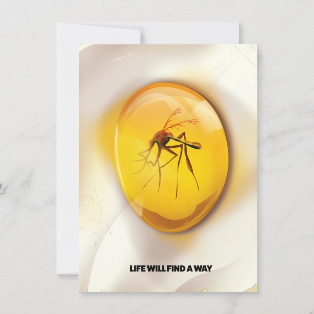 Convite A vida encontrará um caminho (Verso)