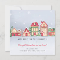 A vila de inverno Nova Casa para o Natal das Féria