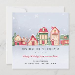 Convite A vila de inverno Nova Casa para o Natal das Féria