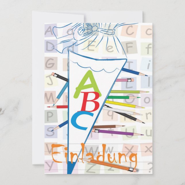 Convite à volta a as aulas (Frente)