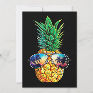Convite Abacaxi Sunglass Aloha Beaches Havaí Havaí