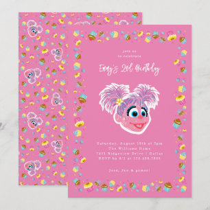 Convite Abby Cadabby Cupcakes & Confetes Aniversário 