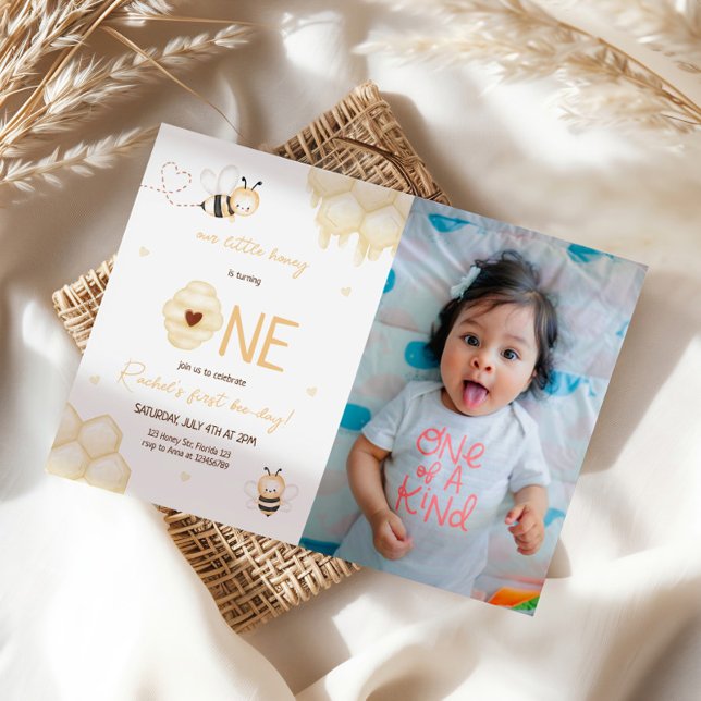 Convite Abelha Amarela-Fofoca-branca Primeiro Foto De Abel (Criador carregado)