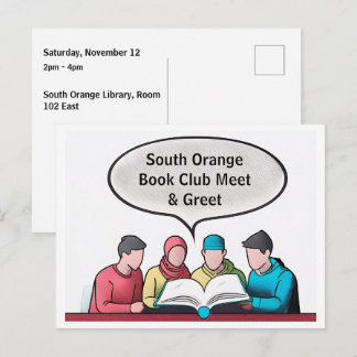 Convite Aberto do Clube do Livro Personalizável