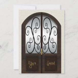 Convite Aberto - Porta do Painel Duplo Rico