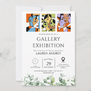 Convite Abertura da galeria de arte