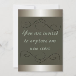 Convite Abertura de Convites de Loja de Varejo de