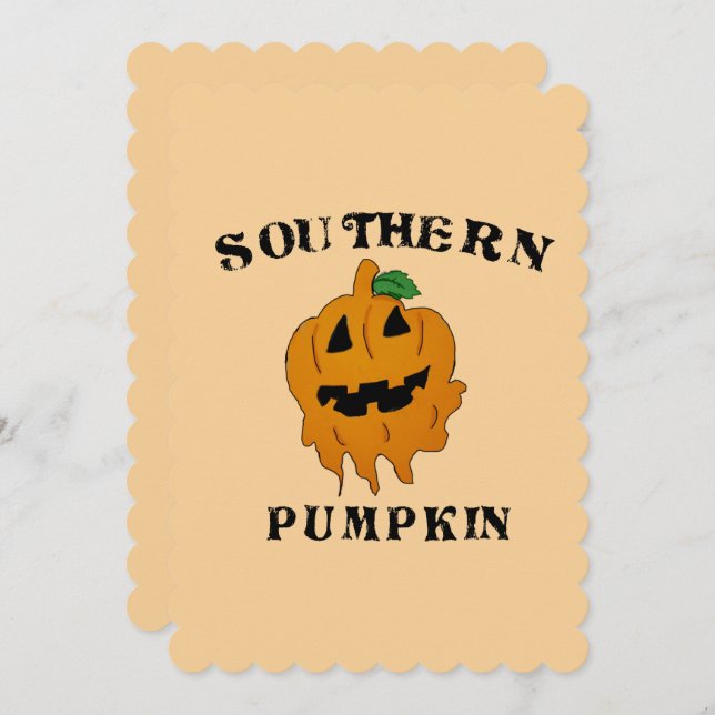 Convite abóbora-do-sul (Frente/Verso)