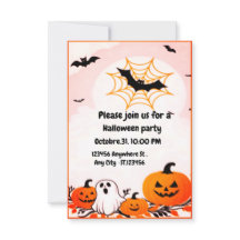 Abóbora e Fantasma do Halloween moderno e bonito