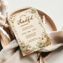 Abóbora Elegante de Família Dia de Ação de Graças