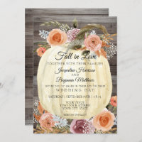 Abóbora Rústica Aquarela Floral Laranja Ameixa Dou