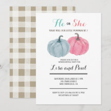 Abóboras Azuis Rosa Que Ou Ela Revelam Sexo