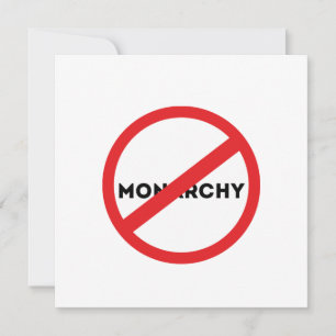 Convite Abolir a Monarquia