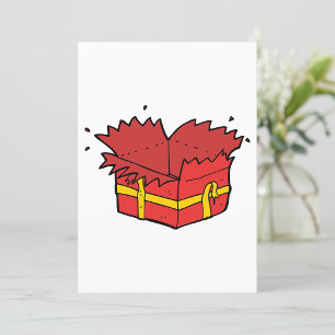 Convite Abrir presente