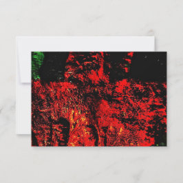 Convite Abstract red texture invitation,Unique darkness