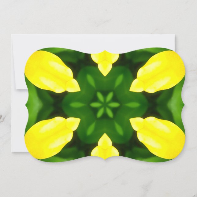 CONVITE ABSTRACT YELLOW AND GREEN DRAWING. SAMER BRASIL. 3 (Frente)