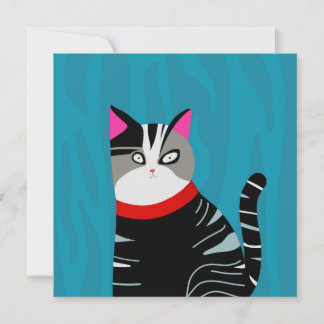 Convite Abstrato Cat