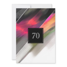 Abstrato de Celebração de Aniversário 70