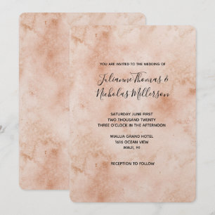 Convite Abstrato de cor rosa