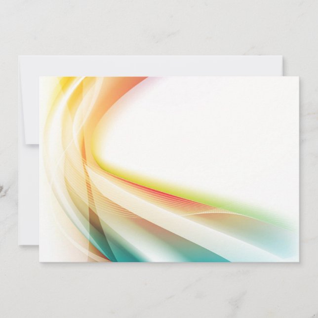 Convite abstrato do redemoinho 2 (Frente)