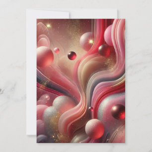 Convite Abstrato Elegante