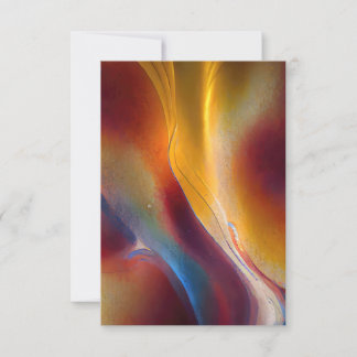 Convite Abstrato Fluido Terroso