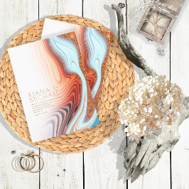 Convite Abstrato Glitter Strata Wedding SW ID903